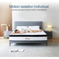 thumbnail image 6 of Fyaslt Queen Size Mattress, 10 Inch Memory Foam Hybrid Mattress in a Box with Individual Pocket Spring for Motion Isolation & Strong Edge Support & Pressure Relief, CertiPUR-US,100 Nights Trial, 6 of 6