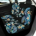 thumbnail image 3 of Jeiento Sea Turtle Car Seat Covers Full Set for Women Men 4 Pcs Floral Bucket Seat Covers Back Seat Protector Elastic Car Seat Covers Decor Interior Auto Accessory Universal Fit for SUV Van Truck, 3 of 7