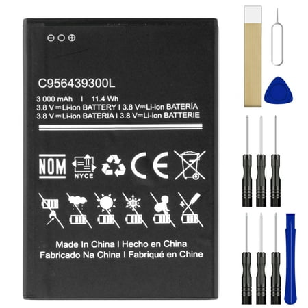 Replacement Battery C956439300L For BLU G5 Plus G0190 Tool