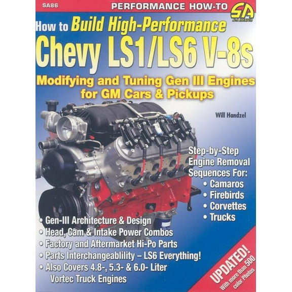 S-A Design How to Build High-Perf. Chevy Ls1/Ls6, (Paperback)