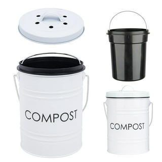  RSVP International Charcoal Compost Bin Filter 2-Piece Set  Helps Keep Kitchen Smelling Fresh, Replacement - 1 Gallon Bin/Pail: Compost  Bins: Home & Kitchen