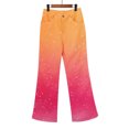 thumbnail image 6 of Delayuji Women's Casual Loose Wide Leg Pants Gradient Color White Point Printed With Pockets, 6 of 7