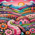 thumbnail image 2 of Cuadrado Resina Diamante Wdftyju Serie Y Hierba Color 40*50 CM Lienzo 45*55 CM, 2 of 9