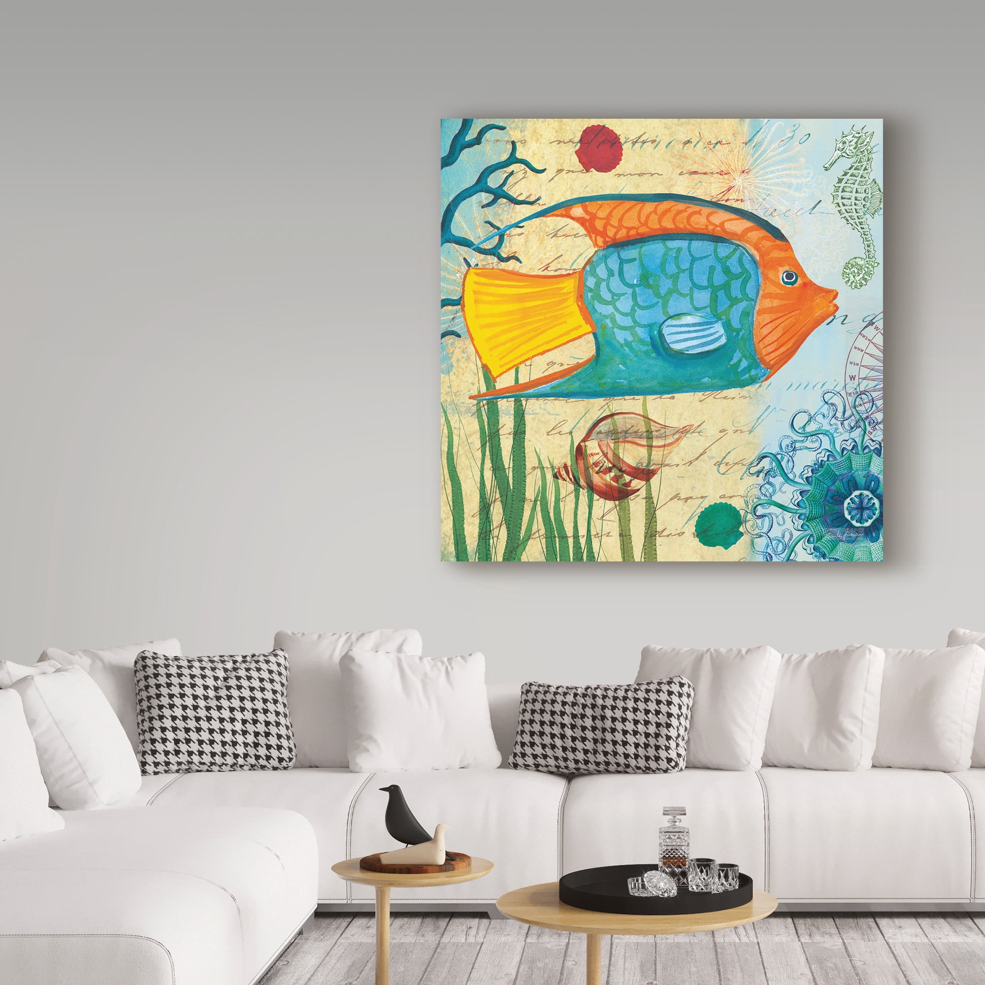 Trademark Fine Art 'Tropical Underwater I' Canvas Art by Farida Zaman