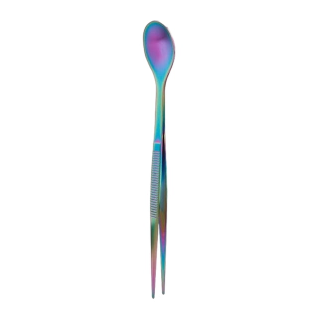 Cuchara de degustación de acero inoxidable con mango ergonómico, pinzas para chef, herramienta de cocina para probar condimentos con precisión, asar, freír y ensaladas.