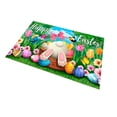 thumbnail image 2 of TIMIFIS Polyester Coussin de Pâques en, Tapis de Sol de Décoration de Vacances Lapin de Pâques Tapis de Porte d'Entrée Tapis de Pied d'Entrée Décoration Maison, 2 of 6