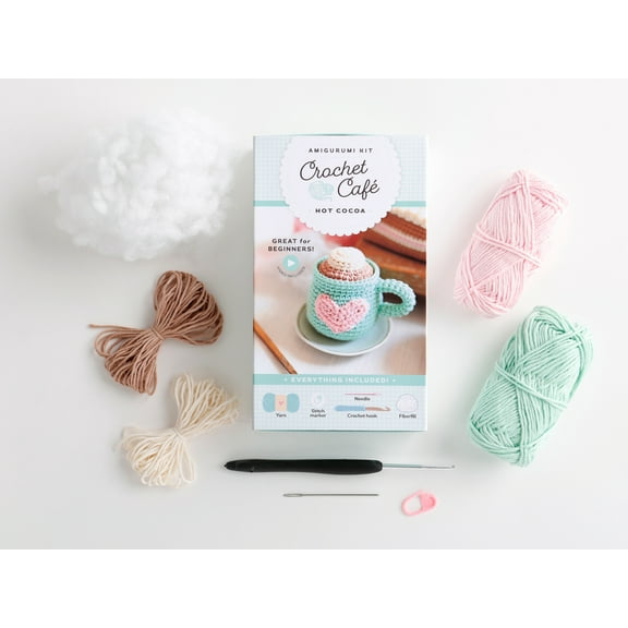 Crochet CafÃ© Amigurumi Kits Crochet CafÃ© Amigurumi Kit Hot Cocoa: Everything You Need Is Included: 100%-Cotton Yarn, Crochet Hook, Stitch Marker, Ta, Book 4, (Hardcover)