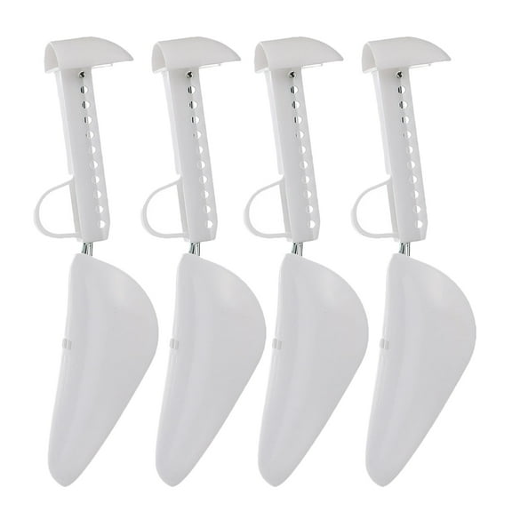 PTOOTP Durable Clear Shoe Trees, Adjustable Design for Men's Shoes and Sneakers 2Pairs