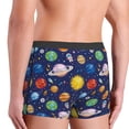 thumbnail image 3 of Disketp Space Planet Men's Boxer Briefs,Soft and Breathable Cotton Underwear with ComfortFlex Waistband, 3 of 7