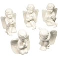 thumbnail image 1 of Ensemble de 5 Chérubins/anges en Porcelaine Blanche Beaux Anges de Collection, 1 of 2