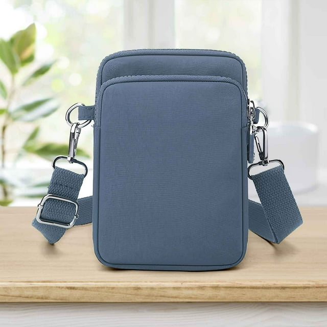 Fiudx Bolso Bandolera de Nailon, Elegante y Ligero, con Amplio Diseño Multibolsillos, Tejido Resistente Al Agua, Ideal para Uso Diario, Ideal para Ir de Compras y con Correas Ajustables.