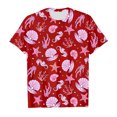 thumbnail image 1 of TIEVOSA T-Shirts d'Été pour Filles à Manches Courtes, T-Shirts Décontractés avec Mignons Imprimés d'Animaux Marins, Chandails à Col Rond pour Usage Quotidien, École, Jeux Extérieurs pour 10-11 Ans, 1 of 4