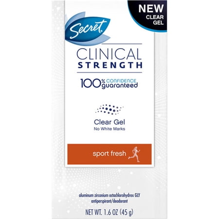 UPC 037000885139 product image for Secret Clinical Strength Sport Fresh Clear Gel Antiperspirant/Deodorant, 1.6 oz | upcitemdb.com