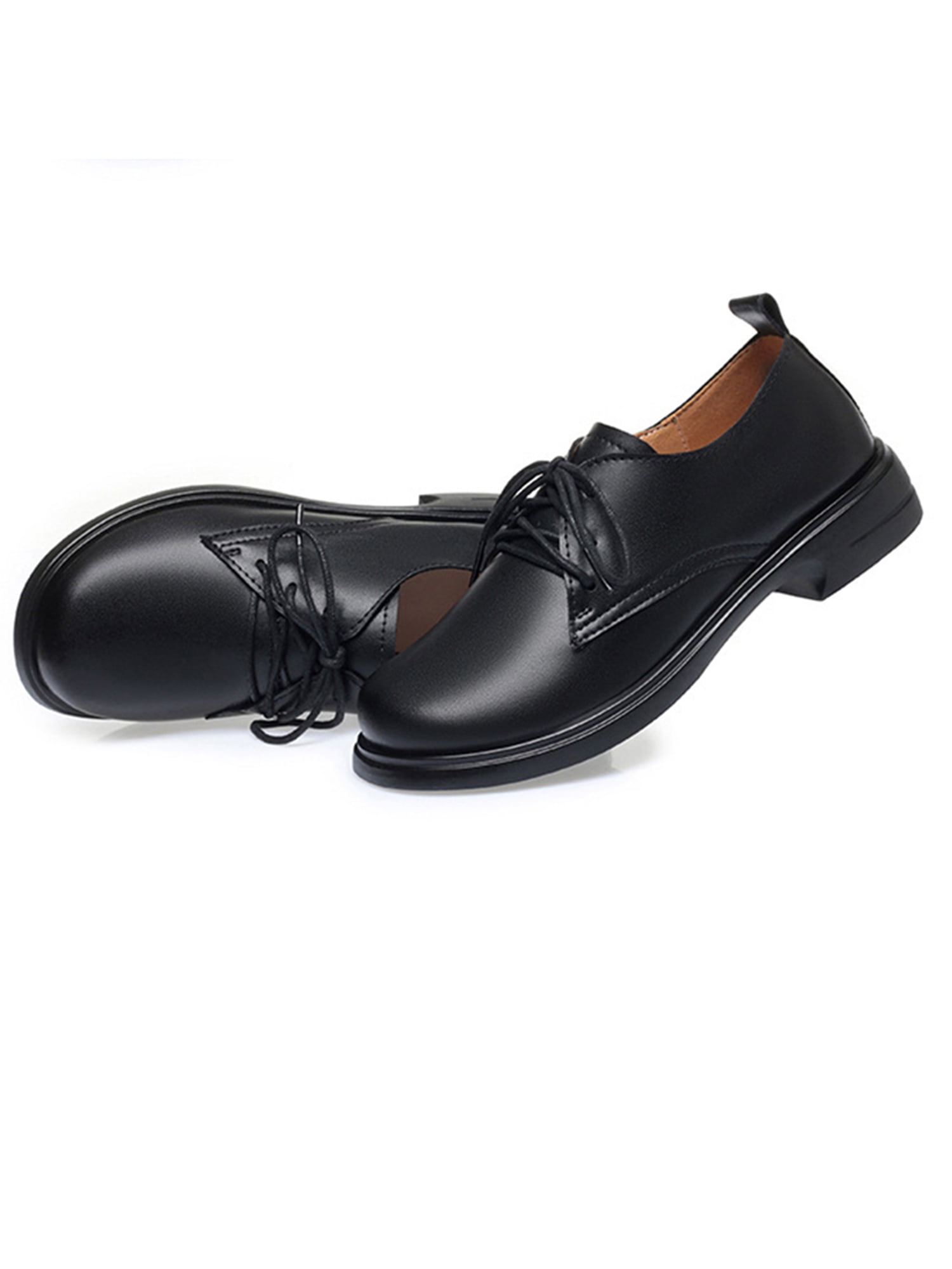 Gomelly Ladies Work Shoe Lace Up Dress Shoes Low Heel Oxfords