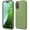 Cedar Green, variant on KOMI Compatible with iPhone 16 Pro Max Case, Premium Liquid Silicone Case, Full Body Protective Cover, Shockproof, Slim Phone Case, Anti-Scratch Soft Microfiber Lining, 6.9 inch Lime Green