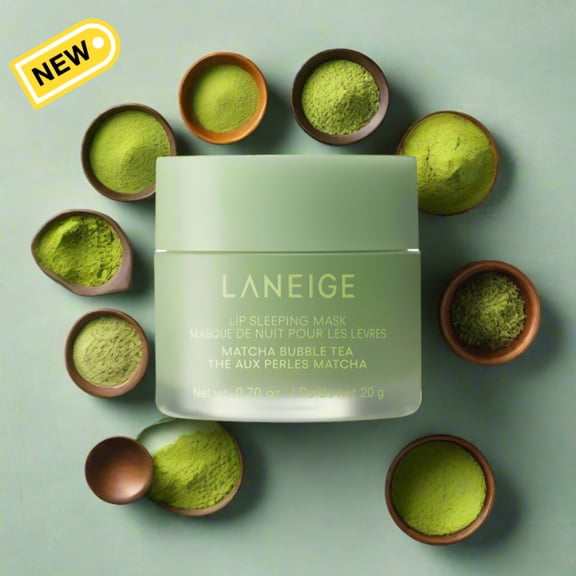 LANEIGE Matcha Bubble Tea Lip Sleeping Mask