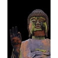 thumbnail image 2 of Prime, Marcus 15x18 Black Ornate Wood Framed with Double Matting Museum Art Print Titled - Painted Buddha, 2 of 4