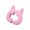 Pink, variant on YongCo Adjustable puss-Ear Silicone Utensil Holder nonflammable Spoon Rest skid Clip For Kitchen Pots & Pans