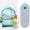 Blue, variant on Snap Closure Pencil Box | Secure Snap Lock, Fix Desktop Sundry Mess, 1Pack Blue Plastic Storage Case, Office Bits Organizer, Vanity Storage & Holiday Travel Packing