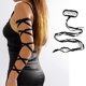 thumbnail image 2 of Women Arm Wrap Rave Punk Leg Wraps Elastic Garter Cross Bandage Crossed Strap for Halloween Rave Dancing Music Festivals Multicolor, 2 of 4