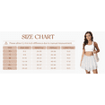 thumbnail image 6 of Ruffle Skorts for Woman Boho Tiered Flowy Short Skirt High Waist Mini Skirts Casual Summer Beach Outfits, 6 of 6