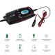 thumbnail image 3 of Cargador de batería para automóvil, cargador de batería completamente automático de 4 amperios 6 V/12 V con pantalla LCD, mantenedor de batería inteligente para automóvil, barco, motocicleta, ATV, 3 of 8