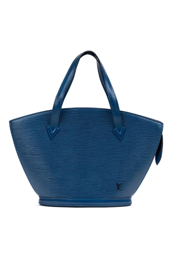 Pre-Owned Louis Vuitton Blue St-Jacques PM Handbag Epi Leather