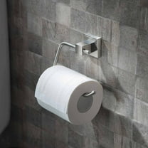 Kibi Cube Bathroom Toilet Paper Holder - Brushed Nickel