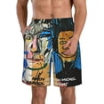 thumbnail image 2 of Jean Michel Basquiat Mens Swim Trunks Quick Dry Board Shorts with Mesh Lining, Breathable Fit Beach Shorts Swimwear Bathing Suits, 2 of 5