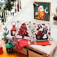 thumbnail image 3 of Presence 4 PCS Christmas Red Buffalo Plaid Pillow Covers, Home Indoor Christmas Decorations Props, 3 of 9