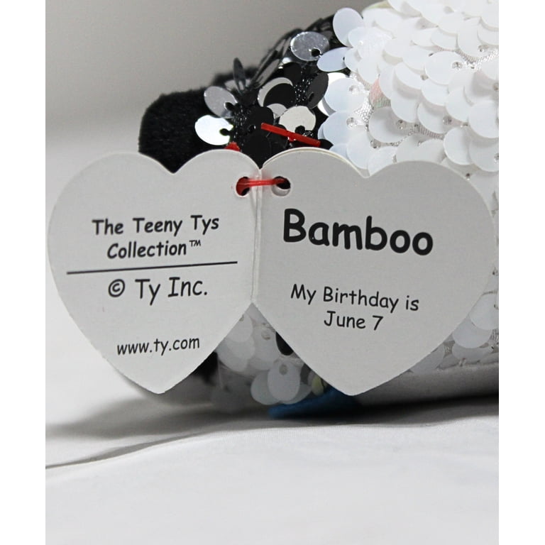 Teeny Tys - Bamboo the Panda – Flippable Sequins - Stuffed Animal