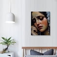 thumbnail image 3 of GOSMITH  Crying of Virgin Mary in Tears Oil Painting Canvas Wall Decor Print Jesus Christ Religious Family Room Home Decor Wall Art Christian Art Ready to Hang, 3 of 4