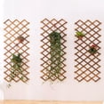 thumbnail image 2 of Expandable Garden Trellis, Wooden Material Climbing Lattice For Outdoor Vine Support, Free Stretch And Durable Construction, Strong Connection And Renewable Materials, Easy To Install Garden Decor, 2 of 5