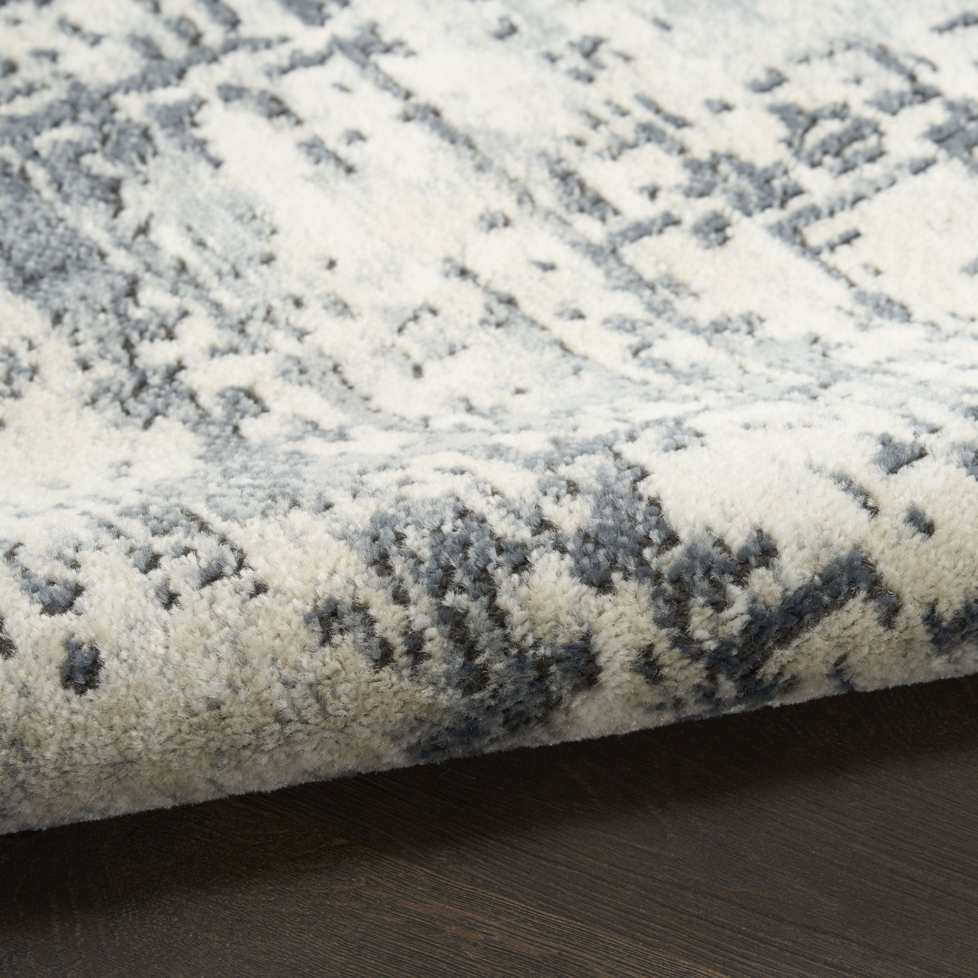 Nourison Concerto 7'10" x 9'10" Ivory Grey Modern Indoor Rug