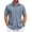 A-blue, variant on Mens Short Sleeve Cuban Guayabera Shirt Casual Summer Beach Button Down Shirts