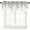 Gray Eucalyptus, variant on Valances Curtain Sage Green Floral Kitchen Rod Pocket Short Panels Watercolor Eucalyptus Leaves Retro Window Treatment Topper Curtains for Living Bedroom Farmhouse 1 Panel 54x18 in