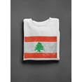 thumbnail image 3 of Lebanese Flag  Sweatshirt Men -Image by Shutterstock, Male Large, 3 of 4