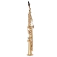 thumbnail image 3 of Brass Straight Soprano Sax Saxophone Bb B Flat Woodwind Instrument Natural Shell Key Carve Pattern with Carrying Case Gloves Cleaning Cloth Straps Cleaning Rod, 3 of 7