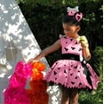 thumbnail image 6 of EnJoCho Toddler Girl Caveman Dress with Tulle Skirt, Halloween Cavegirl Tutu Outfit for Pageant Festival & Themed Parties, 6 of 7