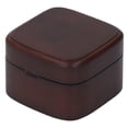 thumbnail image 3 of Caja De Anillo De Compromiso, Caja De Anillo De Boda Duradera De Amor Para Testigos De Madera De Nogal Súper Pequeña Multifunción Con Bolsa De Malla Para Boda ANGGREK Otros, 3 of 8