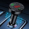 thumbnail image 3 of Adaptador USB dual para automóvil Kit Bluetooth inalámbrico QC3.1 Cargador USB rápido Transmisor FM Bluetooth manos libres, 3 of 9