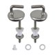 thumbnail image 1 of 2Pcs Quick Release Easy Install Toilet Seat Hinge Wear Repair Stainless Steel with Mounting Accessor, 1 of 5