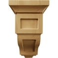 thumbnail image 2 of Ekena Millwork 3 1/2"W x 3 3/4"D x 6"H Mini Reyes Wood Corbel, Cherry, 2 of 4