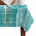 thumbnail image 4 of Summer Coastal Table Cloth Waterproof Tablecloths, Ocean Compass Starfish Shell Conch Blue Green Tablecloth Dining Table Cover for Kitchen Party Tabletop Outdoor, Rectangle Tablecloth 60x84 Inch, 4 of 9