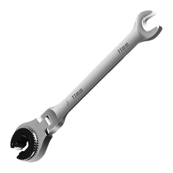 MezoJaoie Open Tubing Ratchet Wrench Metric Ratcheting Tubing Wrench Set Double Open-end Ratcheting Wrench Plum Bayonet Quick Ratchet Wrench for Tube Hose Oil Pipe Repairment