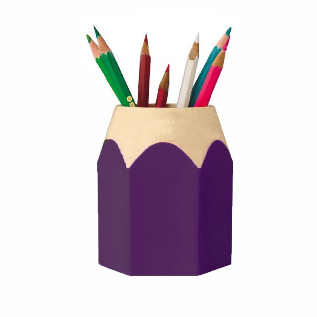 Sidaley Plástico Extraíble Suministros para estudiantes Forma de lápiz Portalápices de doble Type10 NO10