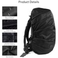 thumbnail image 3 of Housse de Sac à Dos Imperméable Ultralégère Compacte Portable, Haute Visibilité avec Bande Réfléchissante Anti-Poussière pour Randonnée Camping Cyclisme Voyage, 3 of 7