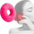 thumbnail image 4 of Numjaw Ear Piercing Pillow, 9" O-Shaped Pillow with Ear Holes, Doughnut Pillow for Ear Piercing, Side Sleepers, Relieve Ear Pain, Ear Inflammation (Pink), 4 of 6