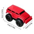 thumbnail image 2 of Magnetic Climbing Car, Wall and Ceiling Travel RC Car, Magnetic Levitation Inertial Climbing Toy, Jeep Red, 2 of 6
