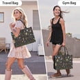 thumbnail image 6 of Large Capacity Tote Bag,Colorful Mushroom Sketch Light Pattern Handbag Fashion Luxury Tote Bag,15.7"x13"x 5.1" Inches,Laptop Compatible, 6 of 6